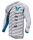 2025 Thor Jersey Launch Raid White Grey