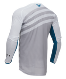 2025 Thor Jersey Launch Raid White Grey