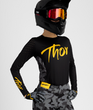 2025 Thor Women's Sport Jersey  Shadow Black