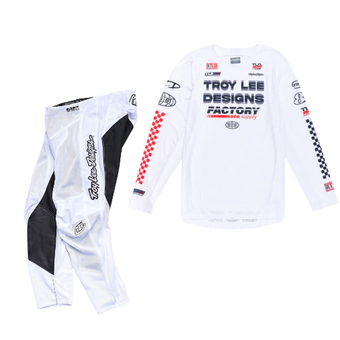 Troy Lee Designs GP Pro Air Factory Kit Combo - White