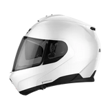 Nolan N100-6 Classic N-COM Metal White Motorcycle Helmet