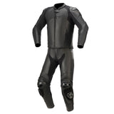 Alpinestars GP Plus v3 Graphite Leather 2 Pc Blk