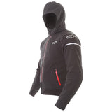 Sektor v2 Tech Hoodie Blk Bright Red