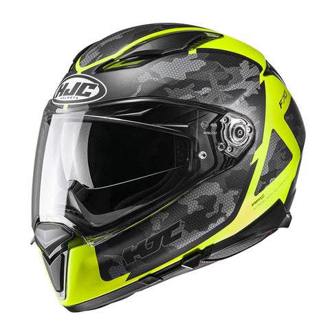 HJC F70 Katra Yellow Helmet