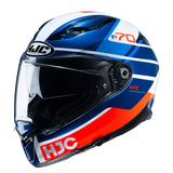 HJC F70 Tino Blue Red White Helmet