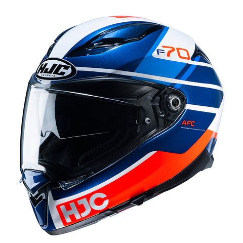 HJC F70 Tino Blue Red White Helmet