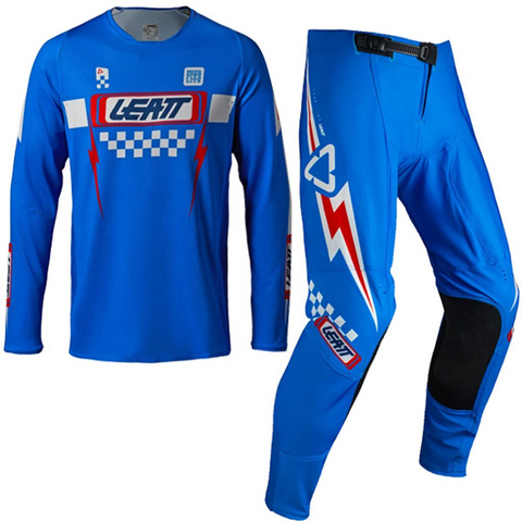 2027 Leatt 4.5 Moto Youth Kit Combo Speed Blue