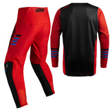 2027 Leatt 3.5 Ride Mode Kit Combo Stripes Red