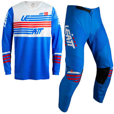 2027 Leatt 3.5 Ride Mode Kit Combo Stripes Blue