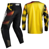 2027 Leatt 3.5 Ride Mode Kit Combo Leopard Yellow
