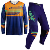 2027 Leatt 3.5 Moto Kids Kit Combo Stripes Orange