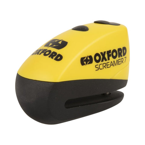 Oxford Screamer7 Alarm Disc Lock Yellow Black