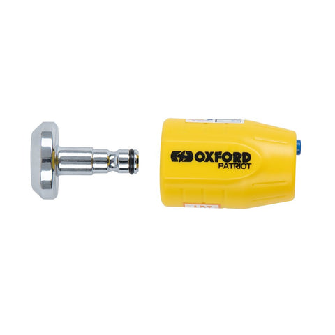 Oxford Patriot 14mm Pin Disc Lock Yellow