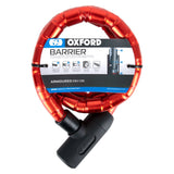 Oxford Barrier Armoured Cable 1.4mx25mm Red