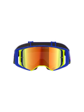 2026 Alpinestars Supertech Goggles Vision Vista - Blue Yellow Purple Mirror Red