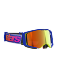 2026 Alpinestars Supertech Goggles Vision Vista - Blue Yellow Purple Mirror Red