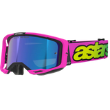 2026 Alpinestars Goggles Vision 8 Vista - Pink Fl Yellow Fl Mirror Blue