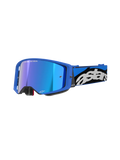 Alpinestars Supertech Stream Goggles Blue - Blue Mirror Lensupertech Supertech