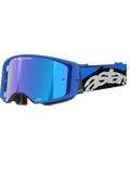 Alpinestars Supertech Stream Goggles Blue - Blue Mirror Lensupertech Supertech