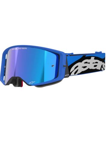 Alpinestars Supertech Stream Goggles Blue - Blue Mirror Lensupertech Supertech