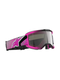 2026 Alpinestars Goggles Vision 5 Lahnd - Iron Pink Fluo Mirror Silver