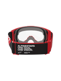 2026 Alpinestars Goggles Vision OTG - Red Black White Clear