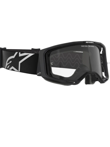 Alpinestars Vision 8 Goggles Black - Clear Lens