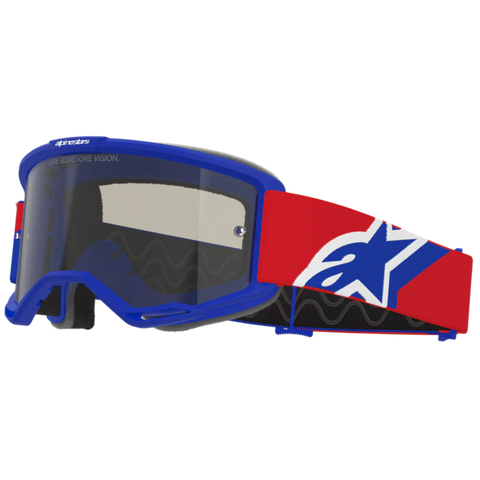 2026 Alpinestars Sand Goggles Vision  - Blue Red White Dark Smoke