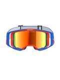 Alpinestars Vision 8 Wordmark Goggles Blue Orange - Red Mirror Lens