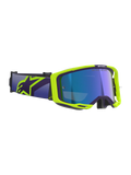 2026 Alpinestars Goggles Vision 8 Corp - Purple Yellow Fluo Mirror Blue