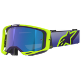 2026 Alpinestars Goggles Vision 8 Corp - Purple Yellow Fluo Mirror Blue