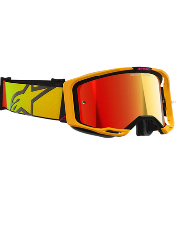 Alpinestars Vision 8 Goggles Yellow Pink