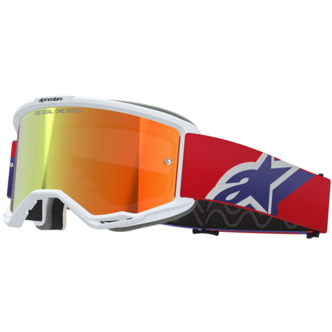 2026 Alpinestars Goggles Vision 5 Corp - Red Purple Mirror Red