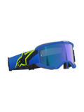 2026 Alpinestars Goggles Vision 5 Corp - Blue Yellow Fluo Mirror Blue