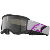 2026 Alpinestars Goggles Vision 5 Corp - Light Gray Purple Mirror Slvr