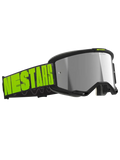 Alpinestars Vision 5 Hollow Goggles Charcoal Fluo Yellow - Silver Mirror Lens