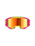 Alpinestars Vision 5 Wordmark Goggles Pink  Fluo Yellow - Red Mirror Lens