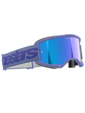 Alpinestars Vision 5 Wordmark Goggles Purple - Blue Mirror Lens