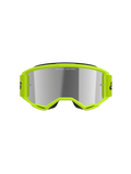 Alpinestars Vision 3 Wordmark Goggles Yellow Fluo - Silver Mirror Lens