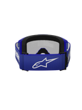 Alpinestars Vision 3 Wordmark Goggles Blue - Silver Mirror Lens