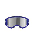 Alpinestars Vision 3 Wordmark Goggles Blue - Silver Mirror Lens