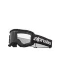 Alpinestars Vision 3 Wordmark Goggles Black - Clear Lens