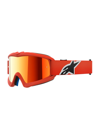 Alpinestars Vision Youth Corps Goggles Red - Red Mirror Lens