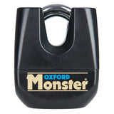 Oxford Monster 11mm Padlock Black - unpackaged BOM