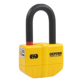 Oxford Boss Alarm 14mm Disc Lock Yellow