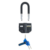 Oxford Boss Alarm 16mm Padlock Black