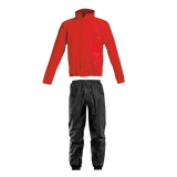 Acerbis Waterproof Rain Suit Set - Red Black