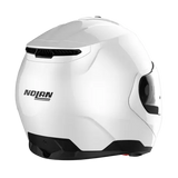 Nolan N100-6 Classic N-COM Metal White Motorcycle Helmet