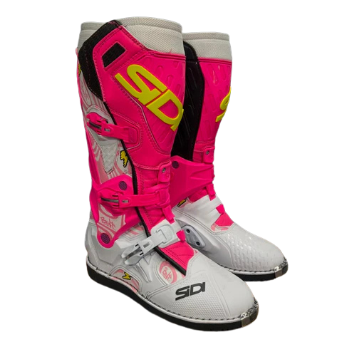 Sidi CrossAir BB Pink White Enduro Boots