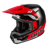 FLY Racing Kinetic DBK Special Edition Helmet Black Red Grey